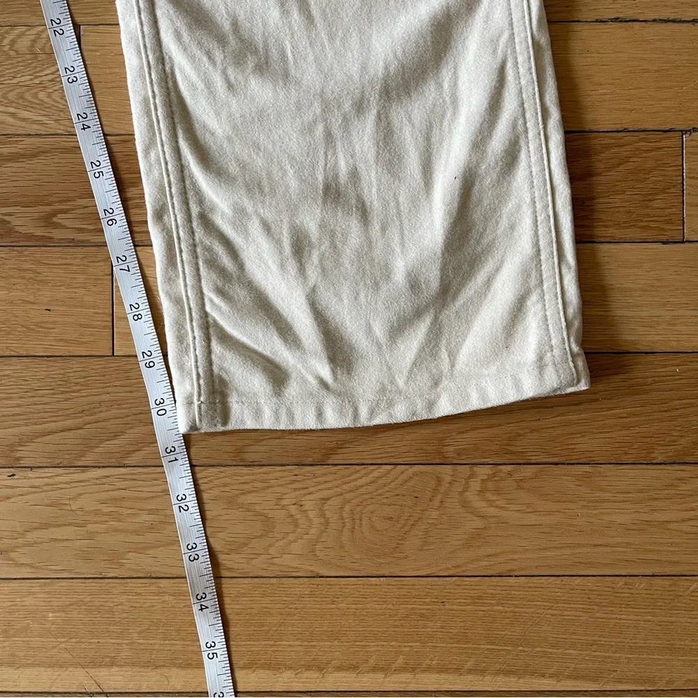 Todd Snyder Italian Stretch Moleskin Double Knee Carpenter Pants in Ecru - Picture 11 of 12